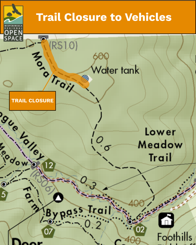Mora Trail Closure