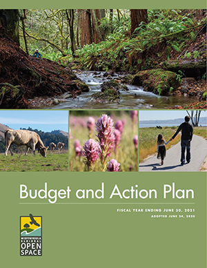 Midpen Annual Budget report cover