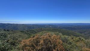 The view from Sierra Azul Open Space Preserve to the coast