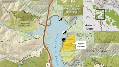 Beatty Project area map