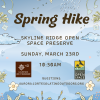 Latino Outdoors Spring Hike Flyer